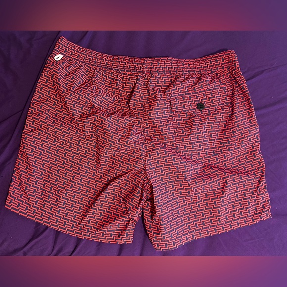 JCrew Men’s Swim Trunks Maze Pattern - Picture 3 of 5